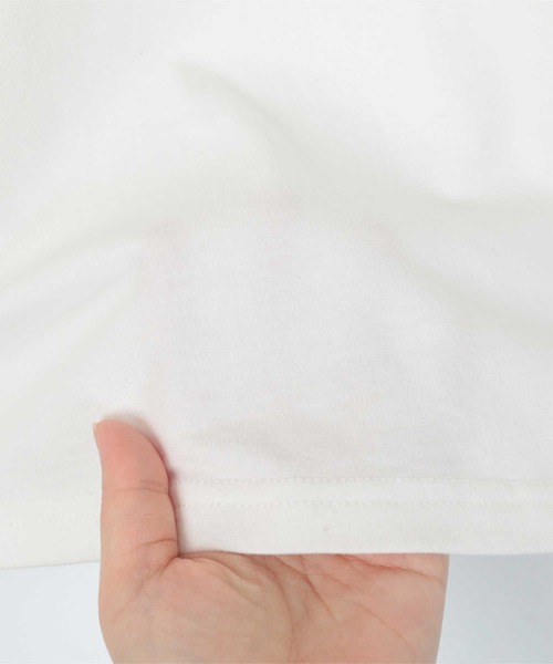 miette（ミエット）の「フリンジロゴ刺繍Tシャツ（Tシャツ/カットソー・レディース・オフホワイト/ブラック/チャコール・FREE）」の6枚目の写真