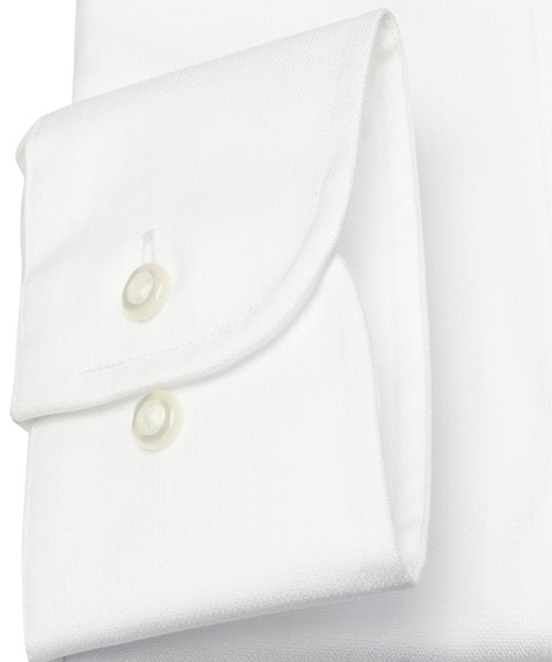 TOKYO SHIRTS(トウキョウシャツ)の「超形態安定ノーアイロン ワイド 長袖ビジネスワイシャツ (大きいサイズ・長いサイズ)(ビジネスシャツ・メンズ・ホワイト・首回り43cm-裄丈90cm/首回り45cm-裄丈86cm/首回り45cm-裄丈90cm/首回り45cm-裄丈82cm/首回り39cm-裄丈88cm/首回り42cm-裄丈90cm/首回り47cm-裄丈86cm/首回り47cm-裄丈90cm)」の3枚目の写真