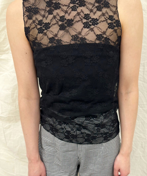 hai（ハイ）の「【hai/ハイ】Gigi top（シャツ/ブラウス・レディース・ホワイト/ブラック・MEDIUM）」の6枚目の写真