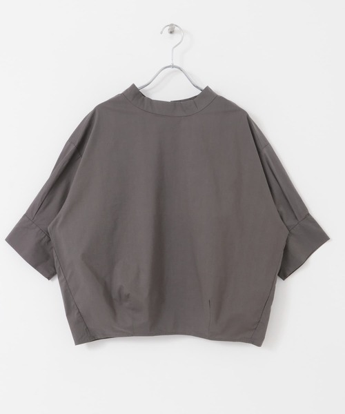 ITEMS URBANRESEARCH(アイテムズ アーバンリサーチ)の「5ブソデハイネックブラウス(シャツ/ブラウス・レディース・チャコールグレー/ホワイト/グリーン・FREE)」の19枚目の写真