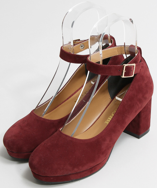 WEGO（ウィゴー）の「WEGO/ストラップパンプス（パンプス・レディース・ブラック/カーキ/ネイビー/キャメル/ワイン・SMALL/MEDIUM/LARGE）」の17枚目の写真