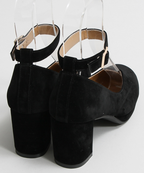 WEGO（ウィゴー）の「WEGO/ストラップパンプス（パンプス・レディース・ブラック/カーキ/ネイビー/キャメル/ワイン・SMALL/MEDIUM/LARGE）」の15枚目の写真