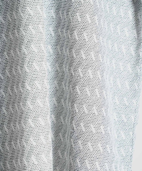 UNION STATION（ユニオンステーション）の「ジオメトリックジャガードクルーネックT（Tシャツ/カットソー・メンズ・ホワイト/ブラック・LL/L/M/S）」の5枚目の写真