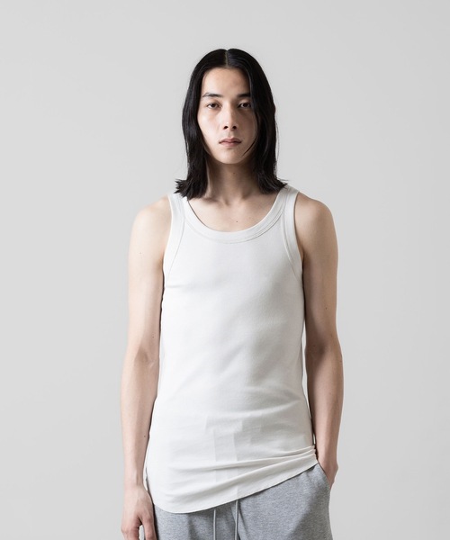 【セール】スビンコットン リブタンクトップ / SVIN CO RIB TANK TOP（タンクトップ）｜ATTACHMENT（アタッチメント）