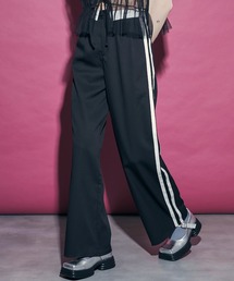 Turn Back Waist Side Line Pants / ターンバックウエストサイドラインパンツ【uyu./ウユ】