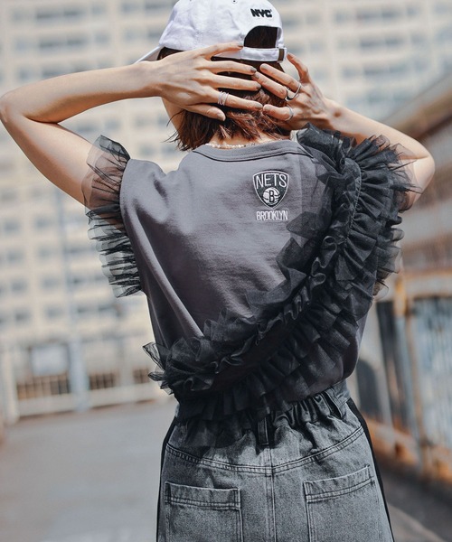 nba_girlさん専用 NBA（エヌビーエー）の「【NBA】別注/フリルチュールマルチサッシュ