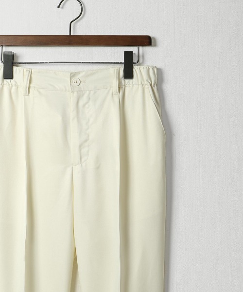 ZIP FIVE(ジップファイブ)の「【ZIP FIVE】 ドレープ ルーズ ストレート スラックス(スラックス・メンズ・チャコール/ネイビー/ベージュ/インディゴブルー/グリーン/ブラック/オリーブ/オフホワイト・MEDIUM/LARGE/X-LARGE)」の16枚目の写真