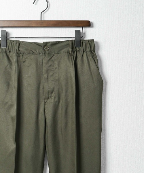 ZIP FIVE(ジップファイブ)の「【ZIP FIVE】 ドレープ ルーズ ストレート スラックス(スラックス・メンズ・チャコール/ネイビー/ベージュ/インディゴブルー/グリーン/ブラック/オリーブ/オフホワイト・MEDIUM/LARGE/X-LARGE)」の20枚目の写真