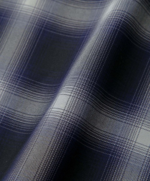 NANO universe（ナノユニバース）の「オンブレーチェックハーフスリーブシャツ（シャツ/ブラウス・メンズ・ブラック/ベージュ・M/L）」の22枚目の写真