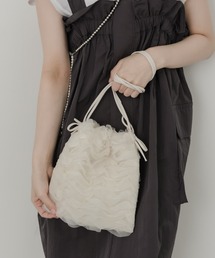 SMELLY | チュールフリルキンチャクショルダー(ショルダーバッグ)
