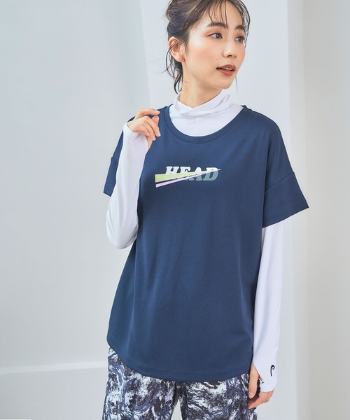 速乾・UV対策》ロゴTシャツ スポーツウェア【HEAD/ヘッド】（T