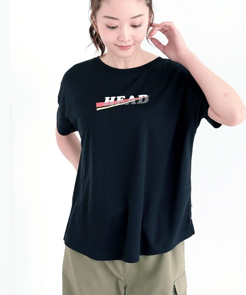 速乾・UV対策》ロゴTシャツ スポーツウェア【HEAD/ヘッド】（T