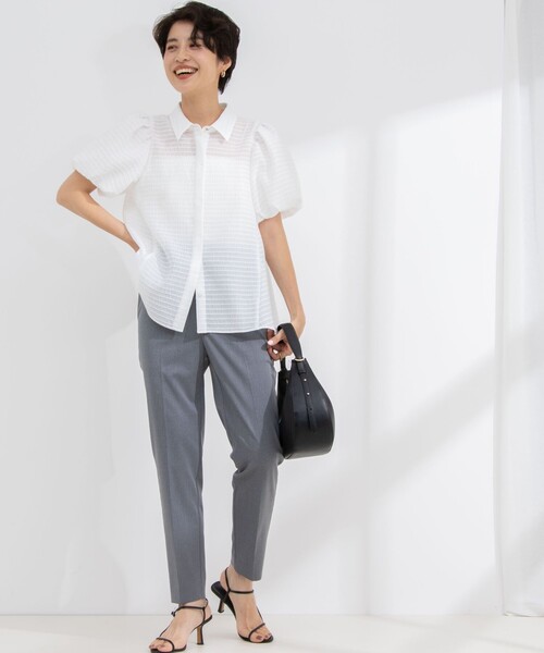 NOLLEY’S Sophi(ノーリーズソフィ)の「ウォッシャブルストレッチスリムパンツ(その他パンツ・レディース・ミント/ネイビー/オフホワイト/グレー・38/36/34/40)」の21枚目の写真