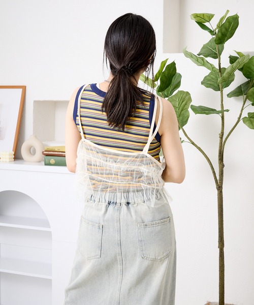 kutir（クティール）の「マルチボーダータンクトップ（タンクトップ・レディース・イエロー/オレンジ/レッド・FREE）」の18枚目の写真