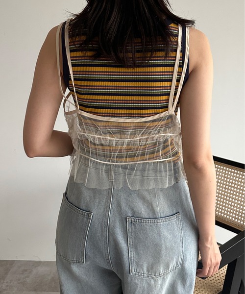 kutir（クティール）の「マルチボーダータンクトップ（タンクトップ・レディース・イエロー/オレンジ/レッド・FREE）」の12枚目の写真