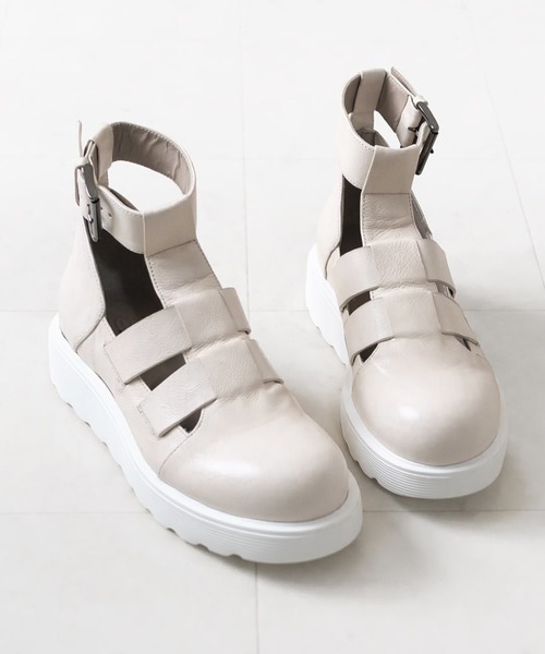 【セール】ixos イクソス アンクルベルトデザイングルカシューズ（サンダル）｜IXOS（イクソス）