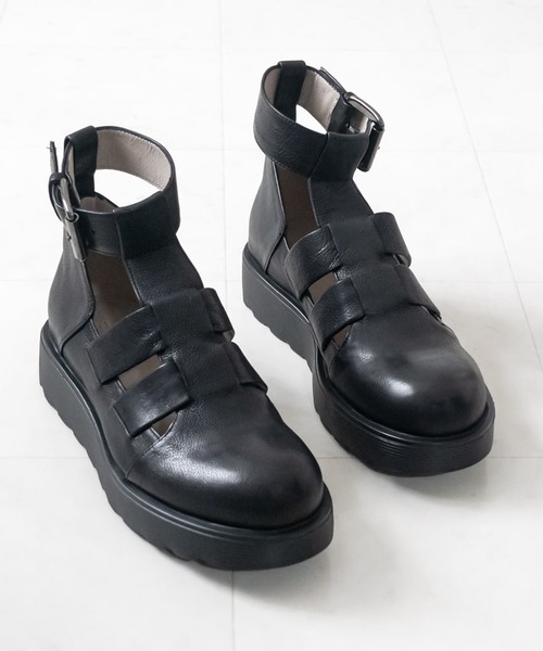 【セール】ixos イクソス アンクルベルトデザイングルカシューズ（サンダル）｜IXOS（イクソス）