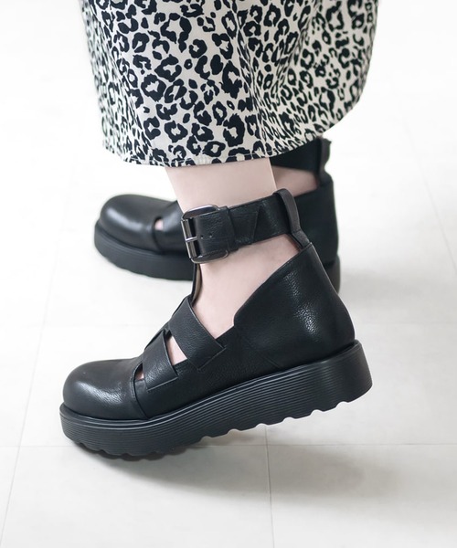 【セール】ixos イクソス アンクルベルトデザイングルカシューズ（サンダル）｜IXOS（イクソス）