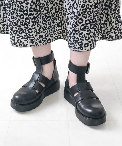 【セール】ixos イクソス アンクルベルトデザイングルカシューズ（サンダル）｜IXOS（イクソス）