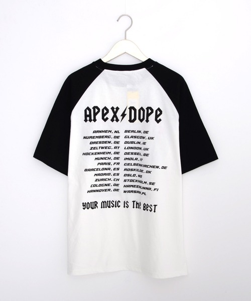 ヴィンテージライク ピグメント加工 フォト＆ロックプリント オーバーサイズTシャツ（Tシャツ/カットソー）｜Revo.（レボ）