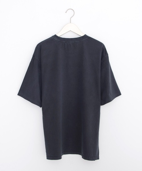 ヴィンテージライク ピグメント加工 フォト＆ロックプリント オーバーサイズTシャツ（Tシャツ/カットソー）｜Revo.（レボ）