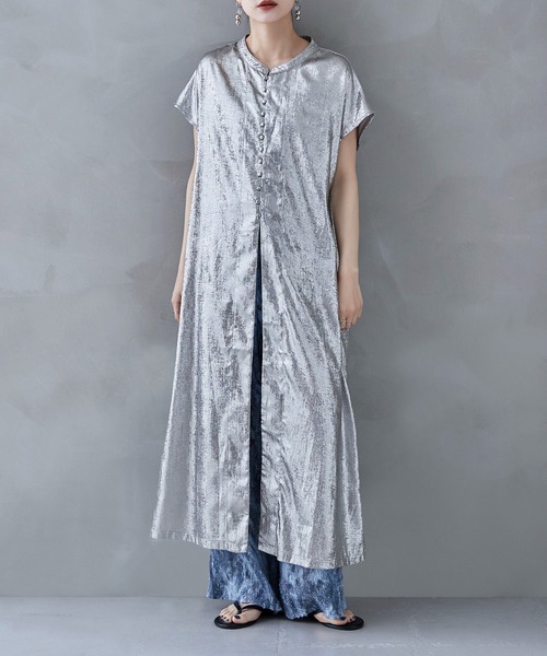 【セール】シャイニージレワンピース（ワンピース）｜etoll.（エトル）