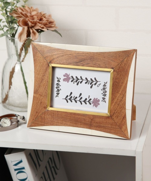 studio CLIP（スタディオクリップ）の「ボーン×ウッドフォトフレーム（フォトフレーム・レディース・その他1/その他2・FREE）」の2枚目の写真