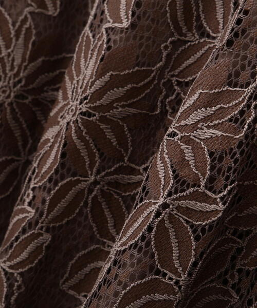PROPORTION BODY DRESSING（プロポーションボディドレッシング）の「レースフレアスカート / 1214220704（スカート・レディース・ベージュ/ピンク/ブラウン・SMALL/MEDIUM）」の21枚目の写真
