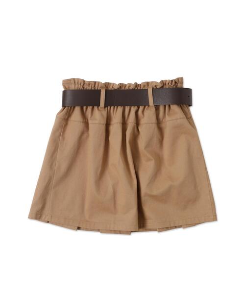 WEGO（ウィゴー）の「WEGO/ベルト付チノプリーツスカパン（スカート・レディース・カーキ/ベージュ・FREE）」の13枚目の写真