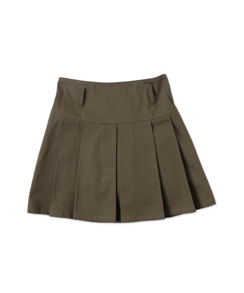 WEGO（ウィゴー）の「WEGO/ベルト付チノプリーツスカパン（スカート・レディース・カーキ/ベージュ・FREE）」の22枚目の写真