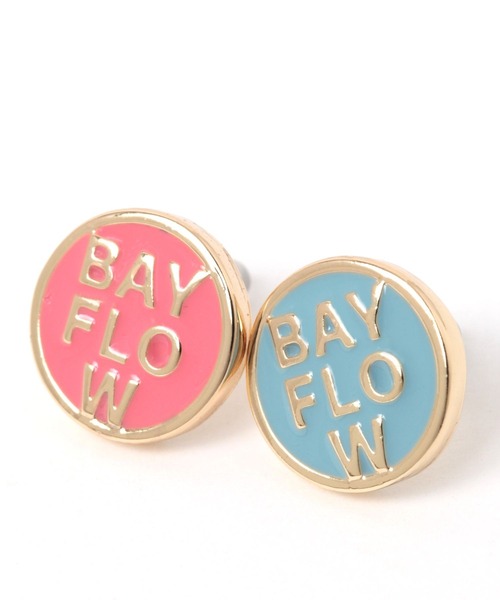BAYFLOW（ベイフロー）の「ロゴカラーピアス（ピアス（両耳用）・レディース・ブラック/ブルー/ホワイト/ピンク・FREE）」の7枚目の写真