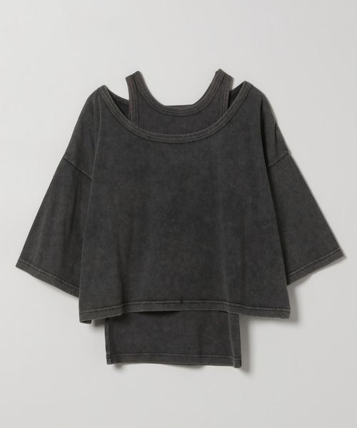 JEANASIS（ジーナシス）の「フェードカラーカット2P/142562（Tシャツ/カットソー・レディース・ブラック系その他/グレー系その他/パープル系その他・FREE）」の17枚目の写真