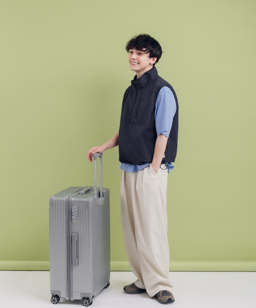 MUHET(ミュエータ)の「ナイロンハーフジップベスト(ベスト・レディース・ネイビー/モカ/ブラック・MEDIUM/X-LARGE)」の15枚目の写真