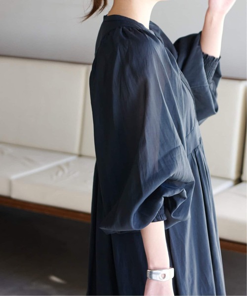 JOURNAL STANDARD（ジャーナルスタンダード）の「《WEB限定追加2》オリエンタルプリントティアードワンピース（ワンピース・レディース・ブラック・FREE）」の4枚目の写真