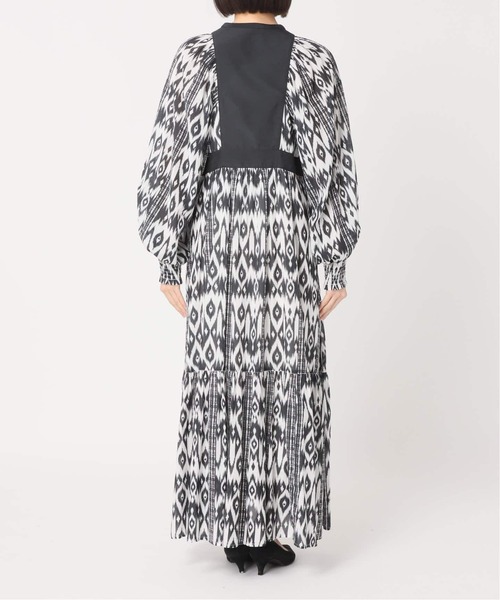 JOURNAL STANDARD（ジャーナルスタンダード）の「《WEB限定追加2》オリエンタルプリントティアードワンピース（ワンピース・レディース・ブラック・FREE）」の19枚目の写真