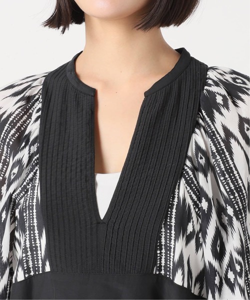 JOURNAL STANDARD（ジャーナルスタンダード）の「《WEB限定追加2》オリエンタルプリントティアードワンピース（ワンピース・レディース・ブラック・FREE）」の17枚目の写真