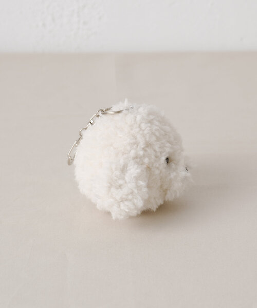 BIRTHDAY BAR（バースデイバー）の「monmon キーホルダー（キーケース/キーアクセサリー・レディース・ホワイト/ブラウン・0）」の12枚目の写真