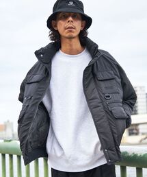 FFEIN | 【FFEIN(フェイン)】スタンドネックポケット中綿ブルゾン(ナイロンジャケット)