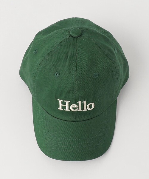 green label relaxing（グリーンレーベルリラクシング）の「GLR HELLO キャップ / 帽子 / キッズ（キャップ・キッズ・ダークグリーン/ワインレッド/ブラウン・FREE(52-56cm)）」の15枚目の写真