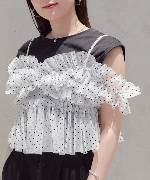 cha　キャミ白と黒セット 楽天市場】ギャル服 ギャル ファッション セットアップ 2点