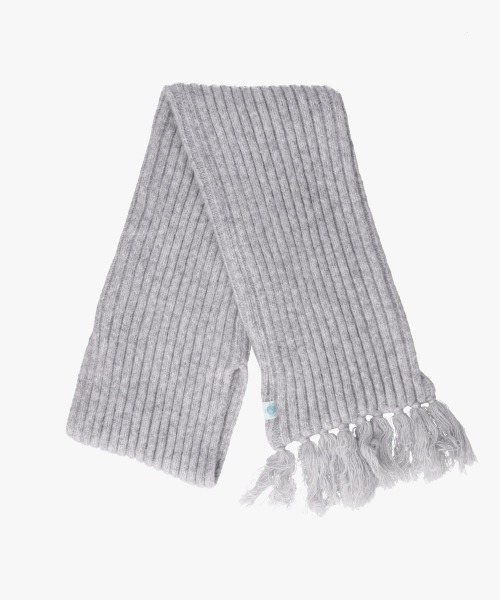 OVERRIDE（オーバーライド）の「KIDS EARTH FUND REC BEANIE&MUFFLER SG / オーバーライド（ニットキャップ/ビーニー・レディース・ライトグレー/ダークグレー/ライトブルー・57~59cm）」の12枚目の写真