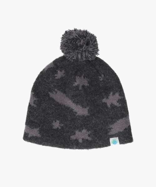 OVERRIDE（オーバーライド）の「KIDS EARTH FUND REC BEANIE&MUFFLER SG / オーバーライド（ニットキャップ/ビーニー・レディース・ライトグレー/ダークグレー/ライトブルー・57~59cm）」の14枚目の写真