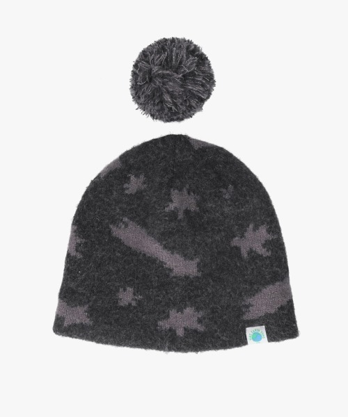OVERRIDE（オーバーライド）の「KIDS EARTH FUND REC BEANIE&MUFFLER SG / オーバーライド（ニットキャップ/ビーニー・レディース・ライトグレー/ダークグレー/ライトブルー・57~59cm）」の16枚目の写真