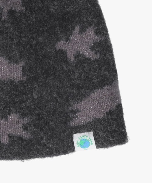 OVERRIDE（オーバーライド）の「KIDS EARTH FUND REC BEANIE&MUFFLER SG / オーバーライド（ニットキャップ/ビーニー・レディース・ライトグレー/ダークグレー/ライトブルー・57~59cm）」の19枚目の写真