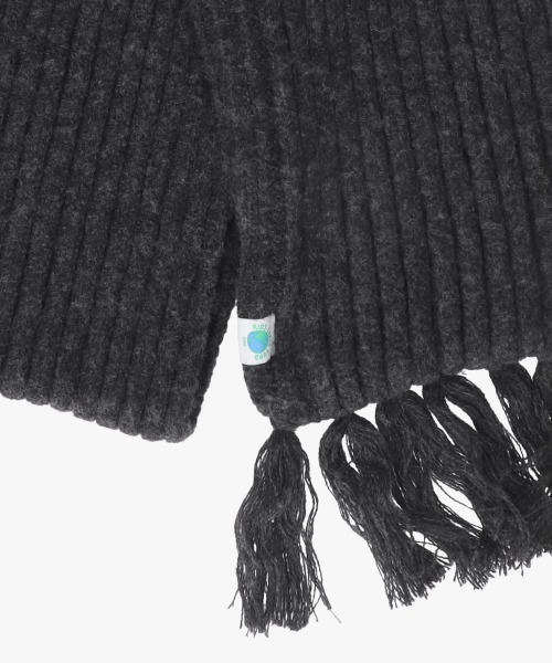 OVERRIDE（オーバーライド）の「KIDS EARTH FUND REC BEANIE&MUFFLER SG / オーバーライド（ニットキャップ/ビーニー・レディース・ライトグレー/ダークグレー/ライトブルー・57~59cm）」の21枚目の写真