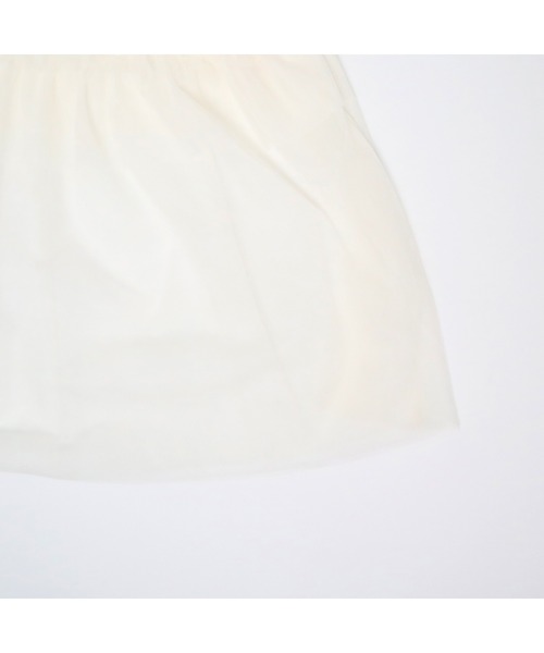 trois lapins kp（トロワラパンケーピー）の「チュールキャミ＆長袖プリントTシャツセット140～160（ニット/セーター・キッズ・サックスブルー/アイボリー・140cm/150cm/160cm）」の10枚目の写真