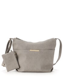 SHOO・LA・RUE（シューラルー）の「【A4サイズ対応/ポーチ付き】ダブルフェイス ショルダーバッグ（ショルダーバッグ）」