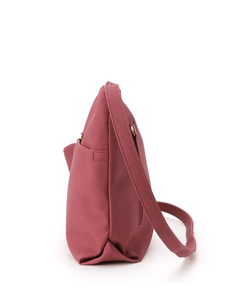 SHOO・LA・RUE（シューラルー）の「◆【A4サイズ対応/ポーチ付き】ダブルフェイス ショルダーバッグ（ショルダーバッグ・レディース・ワインレッド/ライトベージュ/ブラック/グレー・00）」の7枚目の写真