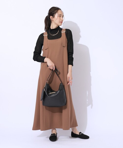 SHOO・LA・RUE（シューラルー）の「◆【A4サイズ対応/ポーチ付き】ダブルフェイス ショルダーバッグ（ショルダーバッグ・レディース・ワインレッド/ライトベージュ/ブラック/グレー・00）」の22枚目の写真