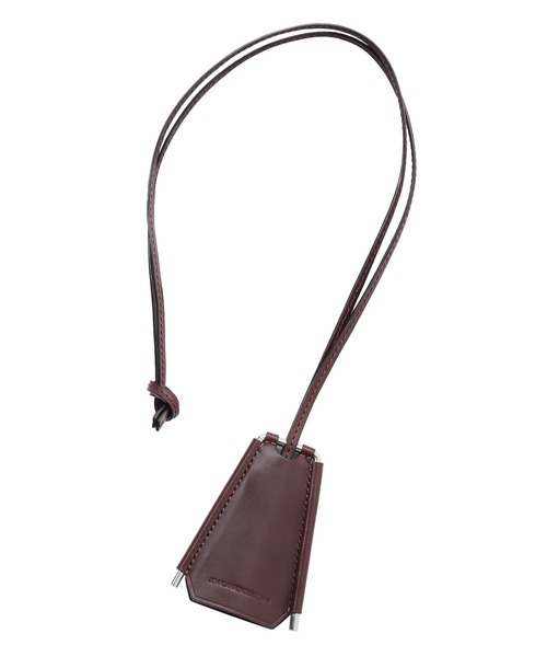 JOHN LAWRENCE SULLIVAN（ジョンローレンスサリバン）の「FRAME LEATHER KEY CASE（キーケース/キーアクセサリー・メンズ・ブラック/ブラウン・ONE SIZE）」の2枚目の写真